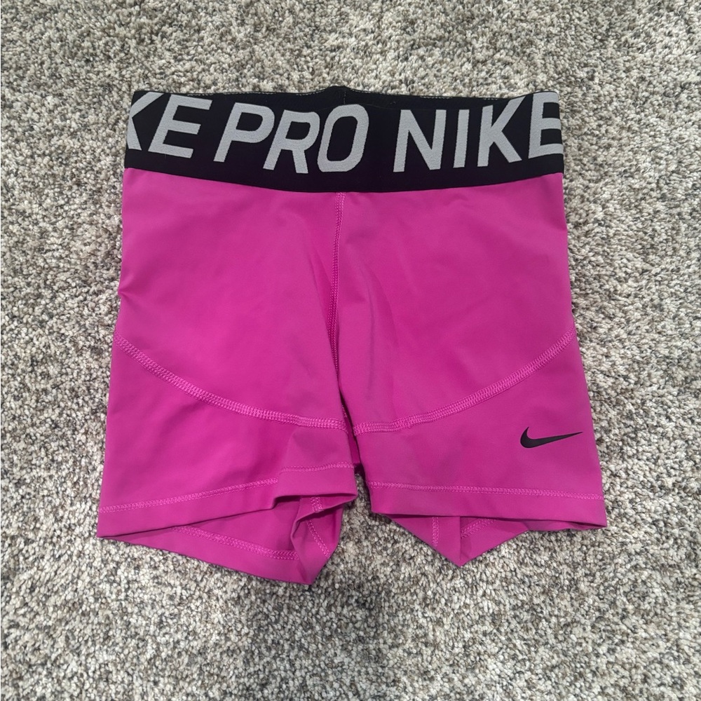 Nike Women's Pink Spandex Shorts